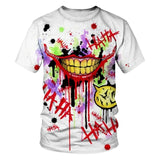 Horror Movie It Penny Wise Clown Joker 3D Print Tshirt Men/Women Hip Hop Streetwear Tee T shirt 90s Boys Cool Clothes Man Tops 5