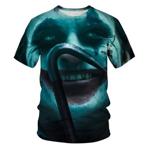 Horror Movie It Penny Wise Clown Joker 3D Print Tshirt Men/Women Hip Hop Streetwear Tee T shirt 90s Boys Cool Clothes Man Tops 5