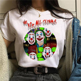 Joker T shirt White Men/women/kid T Shirt Summer Casual Harajuku Aesthetics T-shirts Joaquin Phoenix Joker Movie Tee Shirt 2019