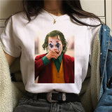 Joker T shirt White Men/women/kid T Shirt Summer Casual Harajuku Aesthetics T-shirts Joaquin Phoenix Joker Movie Tee Shirt 2019
