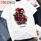 La Casa De Papel T Shirt Men Summer Top Funny Cartoon Tshirt Money Heist Kawaii Bella Ciao Tees House of Paper Streetwear Male