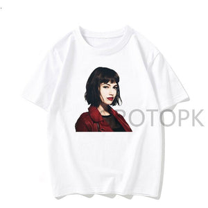XL-3XL Men Funny Design La Casa De Papel Tshirt Money Heist Tees TV Series Tshirts Men Short Sleeve House of Paper T-Shirt
