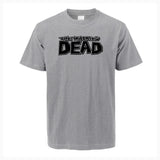 The Walking Dead Printes T-shirt 2019 Summer Fashion Casual Short Sleeve O-Neck Men T Shirts Cotton Tops Tees Fitness Streetwear