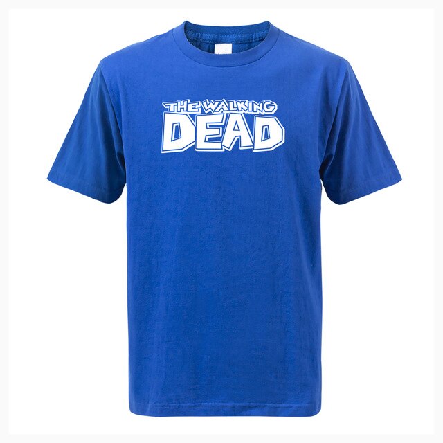 The Walking Dead Printes T-shirt 2019 Summer Fashion Casual Short Sleeve O-Neck Men T Shirts Cotton Tops Tees Fitness Streetwear