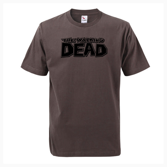 The Walking Dead Printes T-shirt 2019 Summer Fashion Casual Short Sleeve O-Neck Men T Shirts Cotton Tops Tees Fitness Streetwear