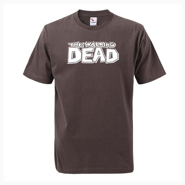 The Walking Dead Printes T-shirt 2019 Summer Fashion Casual Short Sleeve O-Neck Men T Shirts Cotton Tops Tees Fitness Streetwear