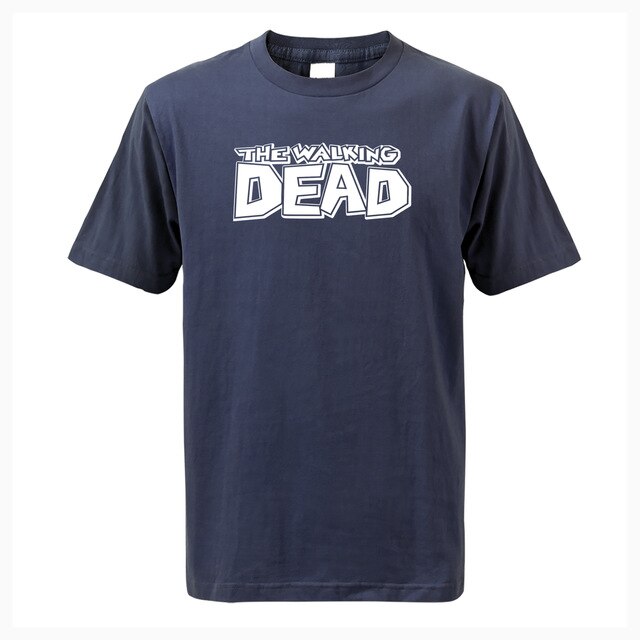 The Walking Dead Printes T-shirt 2019 Summer Fashion Casual Short Sleeve O-Neck Men T Shirts Cotton Tops Tees Fitness Streetwear