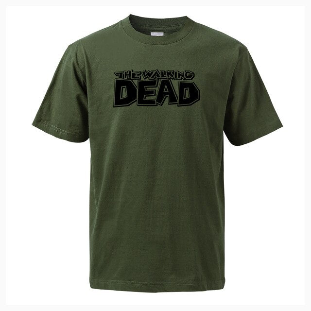 The Walking Dead Printes T-shirt 2019 Summer Fashion Casual Short Sleeve O-Neck Men T Shirts Cotton Tops Tees Fitness Streetwear
