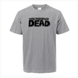 The Walking Dead Printes T-shirt 2019 Summer Fashion Casual Short Sleeve O-Neck Men T Shirts Cotton Tops Tees Fitness Streetwear