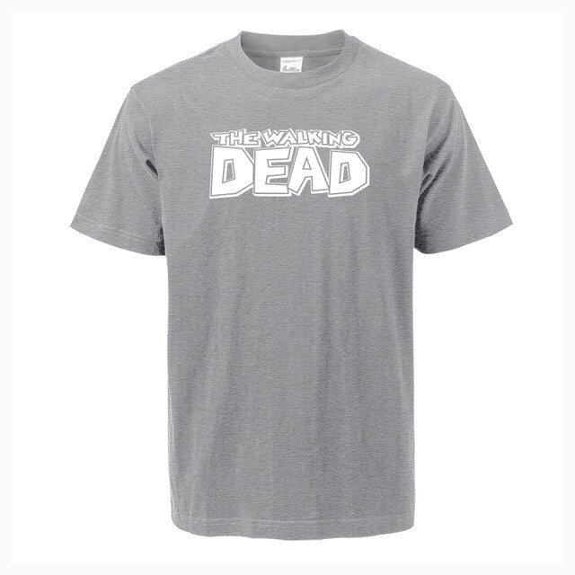 The Walking Dead Printes T-shirt 2019 Summer Fashion Casual Short Sleeve O-Neck Men T Shirts Cotton Tops Tees Fitness Streetwear