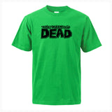 The Walking Dead Printes T-shirt 2019 Summer Fashion Casual Short Sleeve O-Neck Men T Shirts Cotton Tops Tees Fitness Streetwear