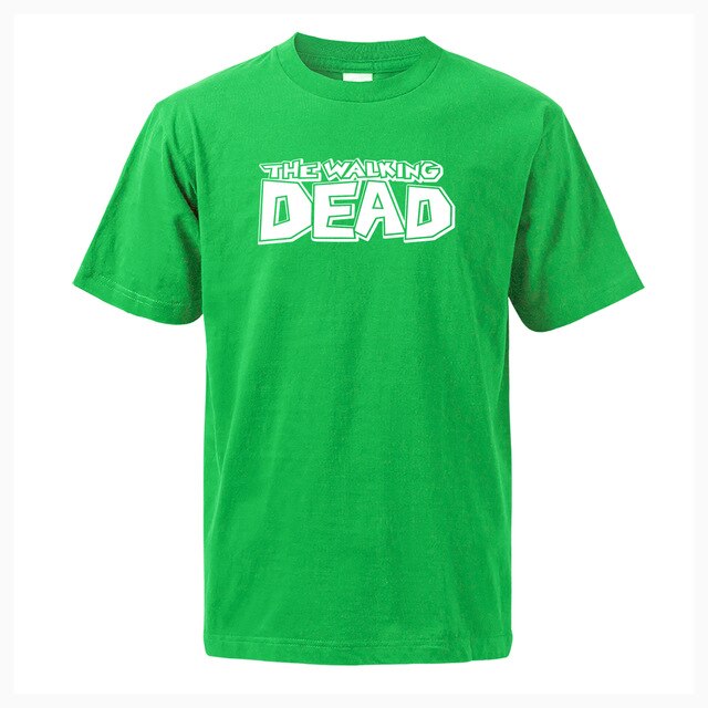 The Walking Dead Printes T-shirt 2019 Summer Fashion Casual Short Sleeve O-Neck Men T Shirts Cotton Tops Tees Fitness Streetwear