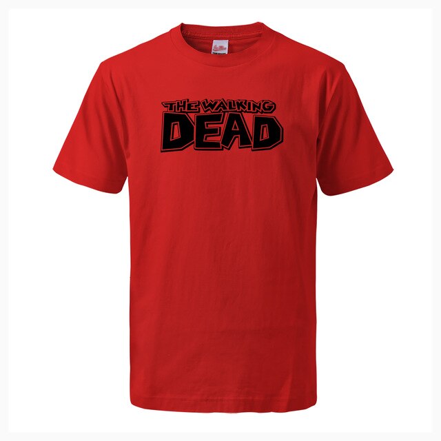The Walking Dead Printes T-shirt 2019 Summer Fashion Casual Short Sleeve O-Neck Men T Shirts Cotton Tops Tees Fitness Streetwear