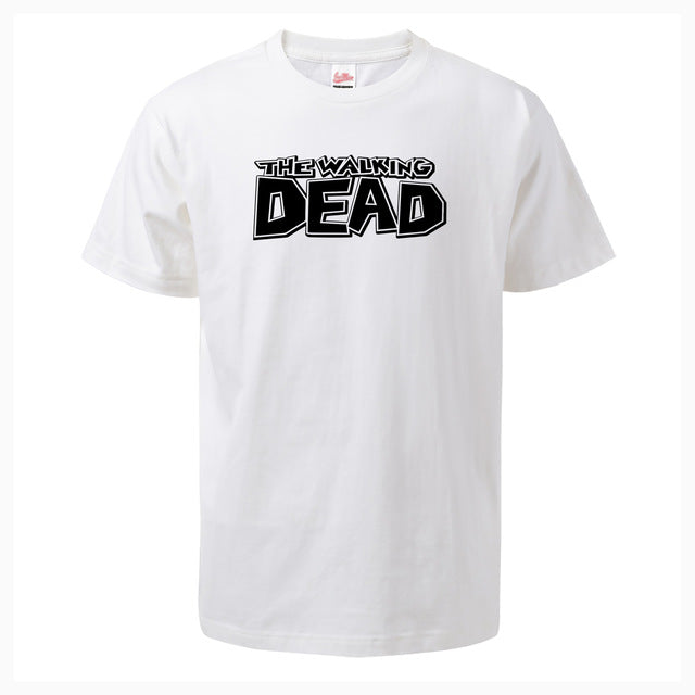 The Walking Dead Printes T-shirt 2019 Summer Fashion Casual Short Sleeve O-Neck Men T Shirts Cotton Tops Tees Fitness Streetwear