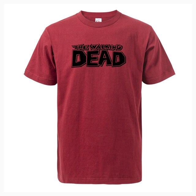 The Walking Dead Printes T-shirt 2019 Summer Fashion Casual Short Sleeve O-Neck Men T Shirts Cotton Tops Tees Fitness Streetwear