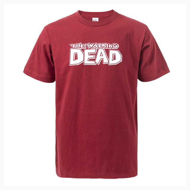 The Walking Dead Printes T-shirt 2019 Summer Fashion Casual Short Sleeve O-Neck Men T Shirts Cotton Tops Tees Fitness Streetwear
