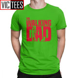 Man T Shirt The Walking Dead The Walking Dad Simple Short Sleeves Tees Shirt Round Collar Clothes Cotton Printing T-Shirts