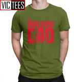 Man T Shirt The Walking Dead The Walking Dad Simple Short Sleeves Tees Shirt Round Collar Clothes Cotton Printing T-Shirts