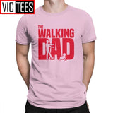 Man T Shirt The Walking Dead The Walking Dad Simple Short Sleeves Tees Shirt Round Collar Clothes Cotton Printing T-Shirts