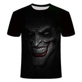 Horror Movie It Penny Wise Clown Joker 3D Print Tshirt Men/Women Hip Hop Streetwear Tee T shirt 90s Boys Cool Clothes Man Tops