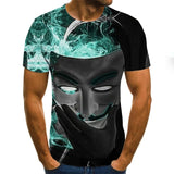 2020 Hot Sale Men and  Women T-shirt Fashion Joker movie Round Neck  3D Print Casual Whirlpool T Shirt