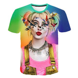 Movie Cool Clown Female 3D printing t-shirt Men's Women's Summer Joker Casual T-shirt Harajuku Tops Hip-hop shirt Streetwear 6XL