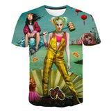 Movie Cool Clown Female 3D printing t-shirt Men's Women's Summer Joker Casual T-shirt Harajuku Tops Hip-hop shirt Streetwear 6XL