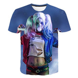 Movie Cool Clown Female 3D printing t-shirt Men's Women's Summer Joker Casual T-shirt Harajuku Tops Hip-hop shirt Streetwear 6XL