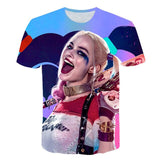 Movie Cool Clown Female 3D printing t-shirt Men's Women's Summer Joker Casual T-shirt Harajuku Tops Hip-hop shirt Streetwear 6XL