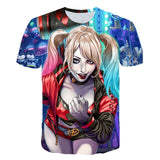 Movie Cool Clown Female 3D printing t-shirt Men's Women's Summer Joker Casual T-shirt Harajuku Tops Hip-hop shirt Streetwear 6XL