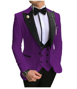 JELTONEWIN 2020 Latest Design Pink Slim Fit Coat Formal Wedding Suits For Men Custom Groom Blazer Mens Suit Tuxedo Male 3 Piece