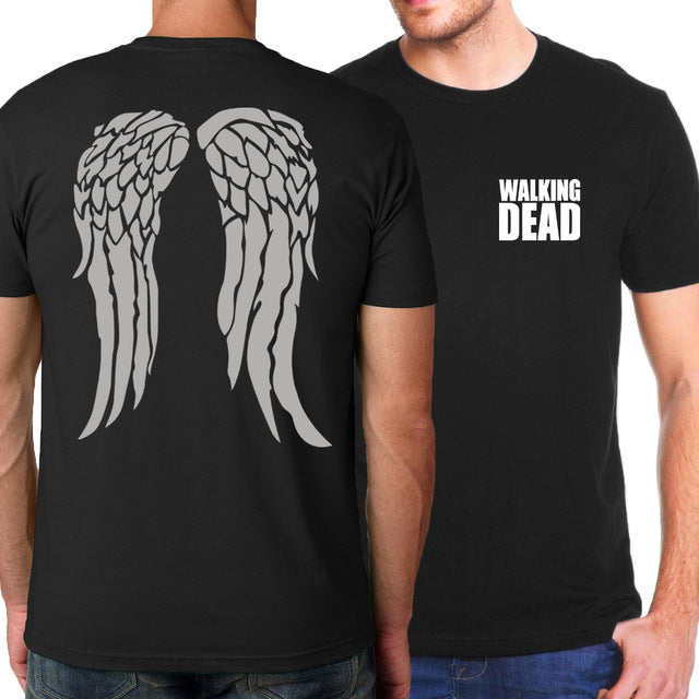 2019 summer T-shirt The Walking Dead short sleeve men's T-shirts cotton fashion T-Shirts brand clothing charm t shirt men