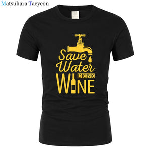 T Shirt Men "SAVE WATER"