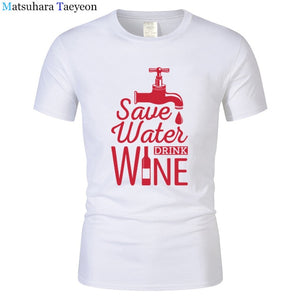 T Shirt Men "SAVE WATER"