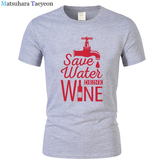 T Shirt Men "SAVE WATER"