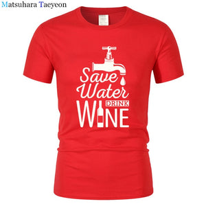T Shirt Men "SAVE WATER"