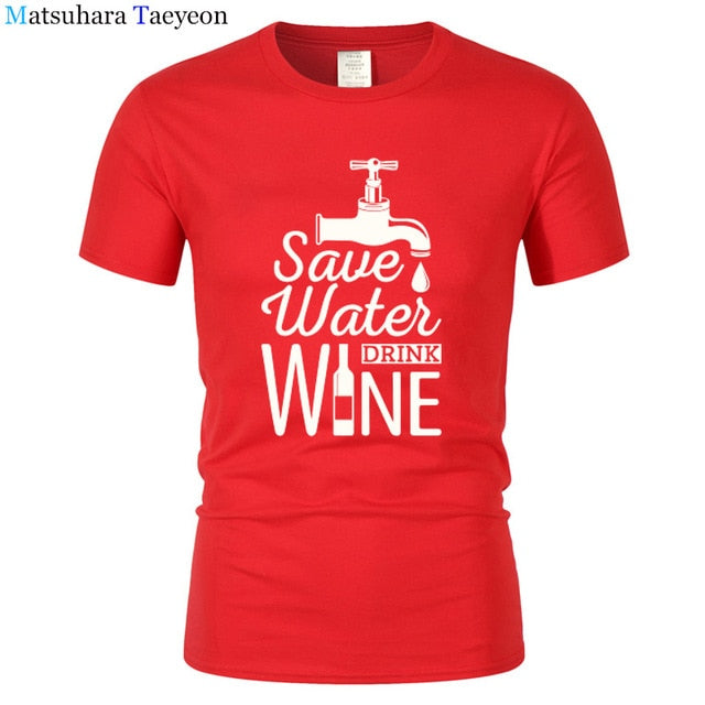 T Shirt Men "SAVE WATER"