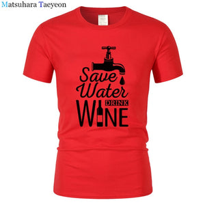 T Shirt Men "SAVE WATER"