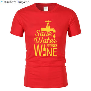 T Shirt Men "SAVE WATER"