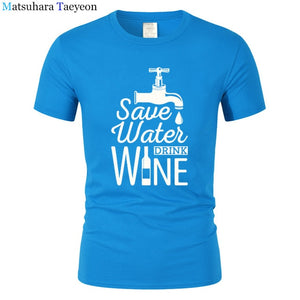 T Shirt Men "SAVE WATER"
