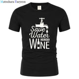 T Shirt Men "SAVE WATER"