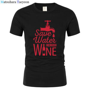 T Shirt Men "SAVE WATER"