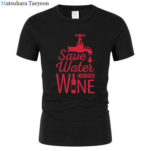 T Shirt Men "SAVE WATER"