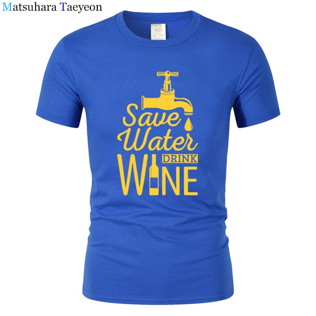 T Shirt Men "SAVE WATER"