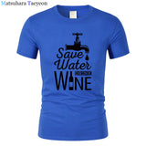 T Shirt Men "SAVE WATER"