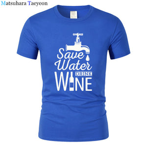 T Shirt Men "SAVE WATER"