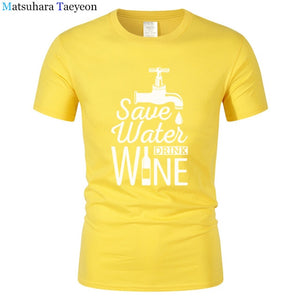 T Shirt Men "SAVE WATER"