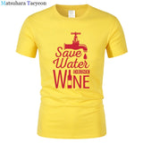 T Shirt Men "SAVE WATER"