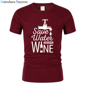 T Shirt Men "SAVE WATER"