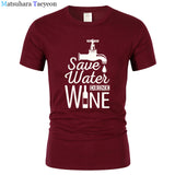 T Shirt Men "SAVE WATER"